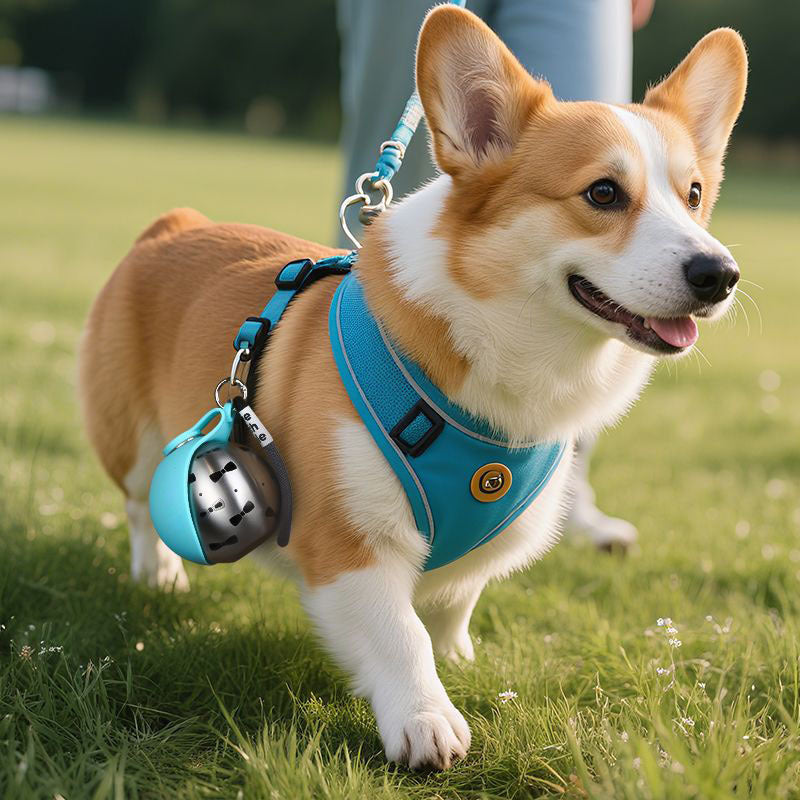 Botella de Agua Portátil para Perros 🐾 Sin BPA · Antigoteo · Lista para Aventuras