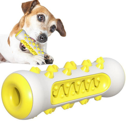 Juguete Mordedor para Perros con Cepillo Dental 🦷 TPR + Cuerda de Algodón