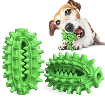Juguete Mordedor para Perros con Cepillo Dental 🦷 TPR + Cuerda de Algodón