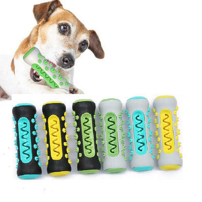Juguete Mordedor para Perros con Cepillo Dental 🦷 TPR + Cuerda de Algodón
