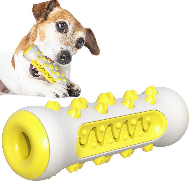 Juguete Mordedor para Perros con Cepillo Dental 🦷 TPR + Cuerda de Algodón
