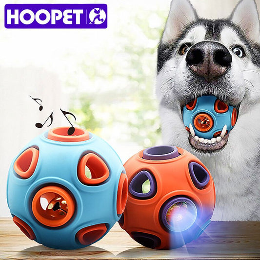 Pelota Dispensadora de Premios para Perros 🐾 Juguete Interactivo con Luz LED