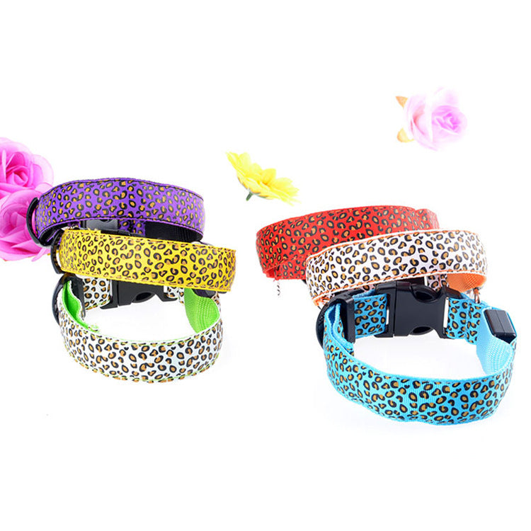 Collar LED Luminoso para Perros – Paseos Nocturnos con Mayor Visibilidad